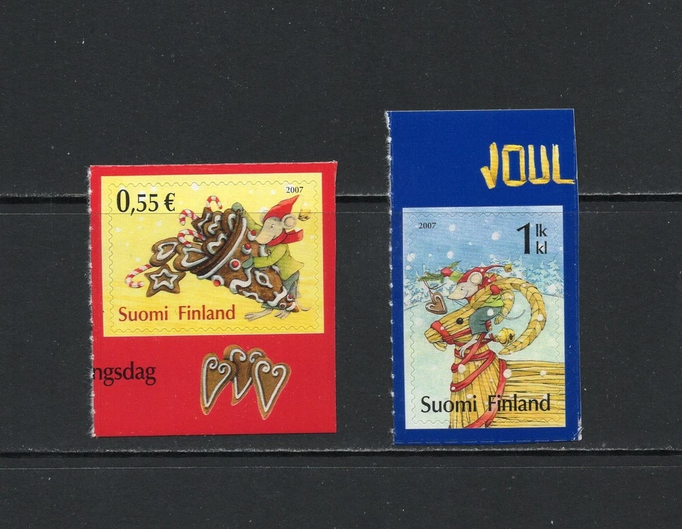 S7601 Finlandia 2007 Navidad DIE-CUT 2v.   MNH Foto 1 de 1