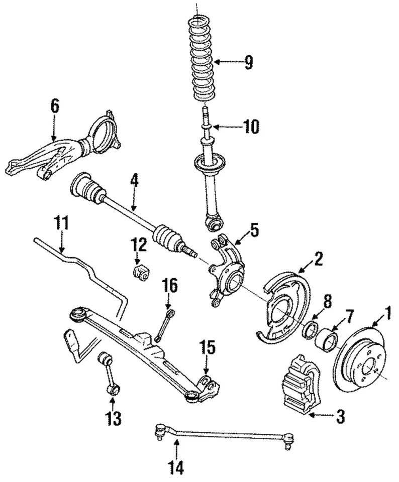 Genuine Mazda Shock Absorber FC02-28-700 - Image 1 of 1