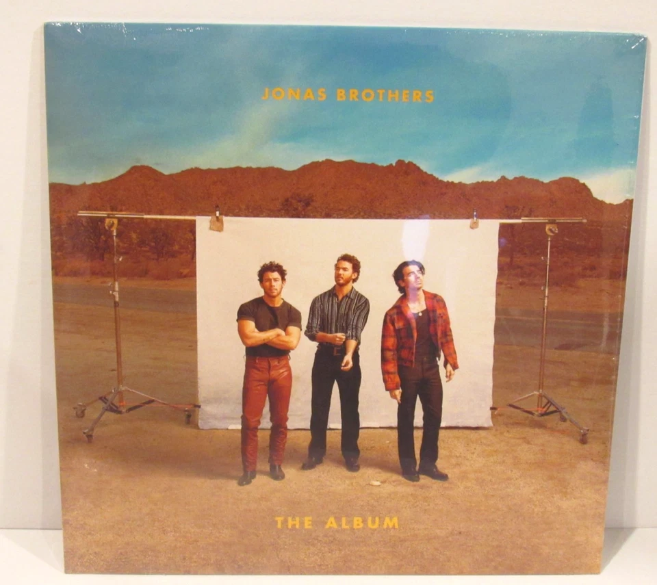Jonas Brothers The Album Bundle Vinyl Exclusive Americana Edition Signed POSTER - Image 1 of 3