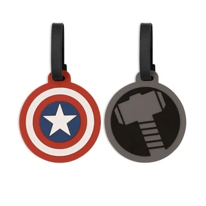 Peers Hardy - Disney Marvel Thor and Captain America 2 Piece Luggage Tag Set - Picture 1 of 4