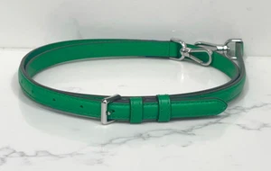 Kate Spade Ersatz Crossbody Riemen Grün Leder Silber Ton Hardware - Bild 1 von 9