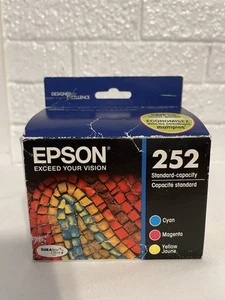 Cartuchos de tinta Epson 252 cian/magenta/amarillo EXP 12/2019 - Imagen 1 de 4