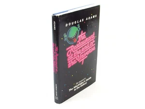The Restaurant at the End of the Universe Douglas Adams 1980 Hardcover/DJ BCE - Picture 1 of 9