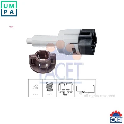STOP LIGHT SWITCH 7.1281 FOR MITSUBISHI L200/TRITON/STORM NATIVA/II GALANT/Mk - Image 1 of 4