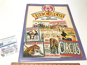 The Circus 8 Big Full-Page Posters Ringling Bros. Barnum & Bailey and More - Picture 1 of 7
