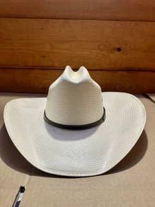 Cody James 20X Straw Cowboy Hat Size 6 7/8 55cm Texas Ranger Style Western READ! - Picture 1 of 13