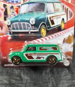 Matchbox Austin Mini Van Junior Mints Candy 1/64 Car Green 4/6 FREE SHIPPING - Picture 1 of 4