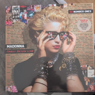 Madonna - Finally Enough Love - 50 Number Ones 6 rainbow coloured Vinyl LPs Box  - Bild 1 von 2