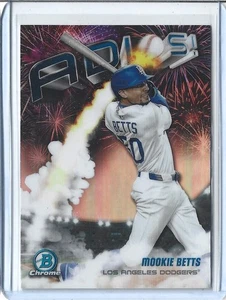 Mookie Betts - 2025 Bowman Chrome #AD-15 - Adios Insert - Los Angeles Dodgers - Picture 1 of 2