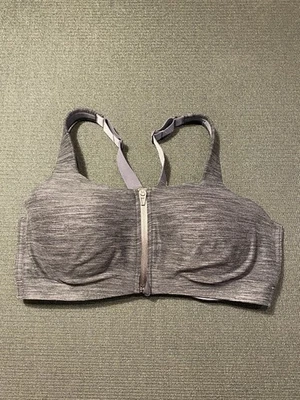 Victoria's Secret Sports Bra Knockout Zip Closure Clasp Inner Lavender Sz 36DD - Image 1 of 4