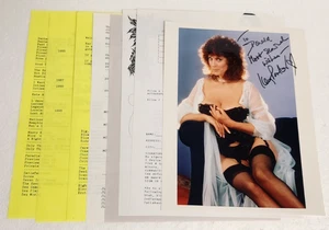 Kay Parker British Adult Film Star Taboo Signed 8x10 With Fan Club Material - Picture 1 of 9