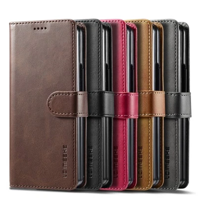 For Samsung Galaxy Z Fold 7 6 5 4 3 Soft PU Leather Flip Stand Card Wallet Case - Image 1 of 3