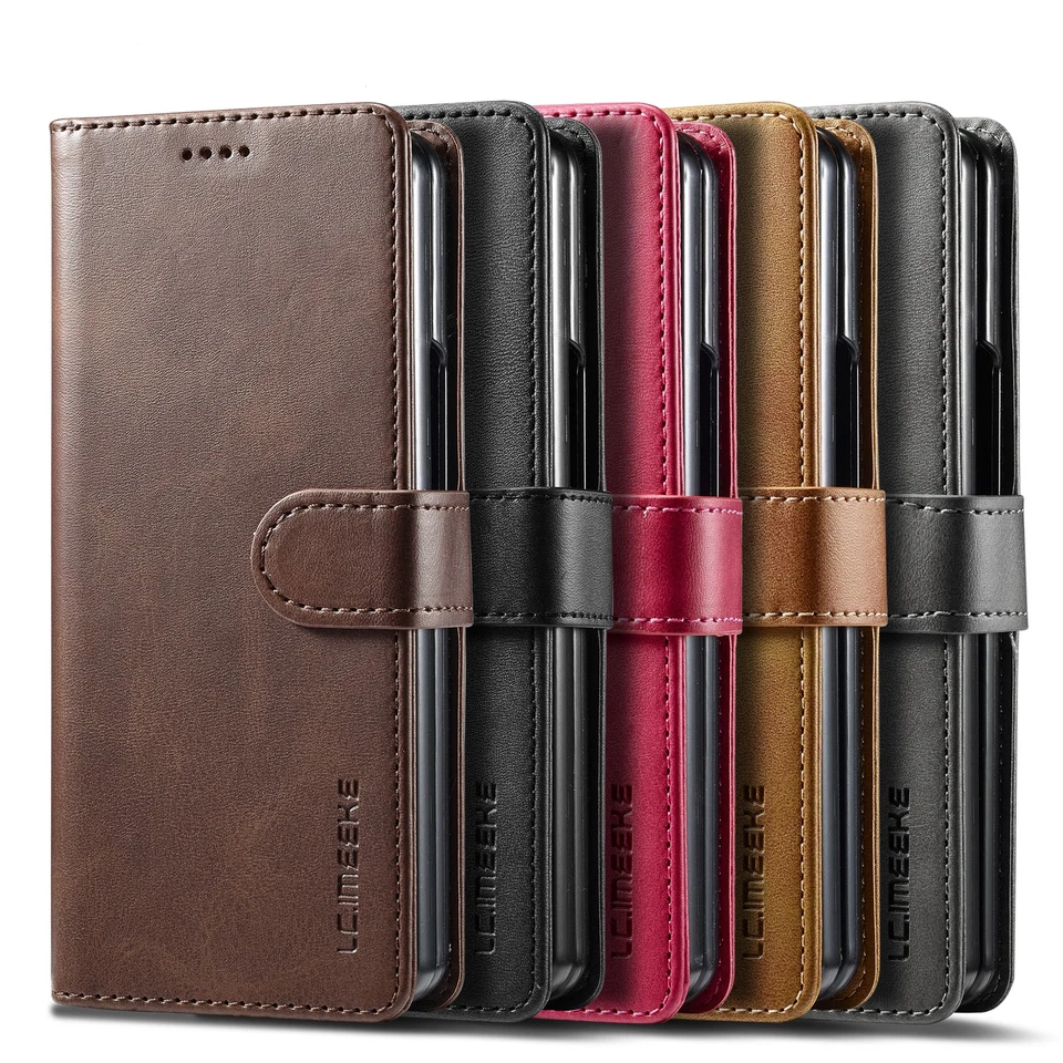 For Samsung Galaxy Z Fold 7 6 5 4 3 Soft PU Leather Flip Stand Card Wallet Case - Image 1 of 3