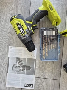 Ryobi Brushless Drill Plus 15 Piece New Drill Bit Set Bare Tool - Picture 1 of 4