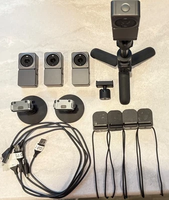 Four DJI Action 2 Power Combo Cameras and Accessories Set - Image 1 of 4