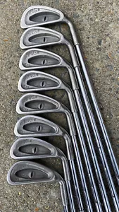 PING EYE (BLACK DOT) IRONS 2-9 (8 IRONS) ALL ORIGINAL EXC. CONDITION - Picture 1 of 14
