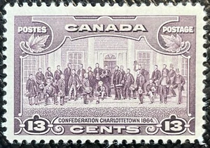 CANADA NO 224, PICTORIAL ISSUE, CHARLOTTETOWN, FVF MINT H  (KF252) - Bild 1 von 2