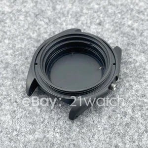 Estuche de reloj negro mate SKX007/SRPD piezas mod 316L 300m sin protector de corona 3 en punto - Imagen 1 de 3