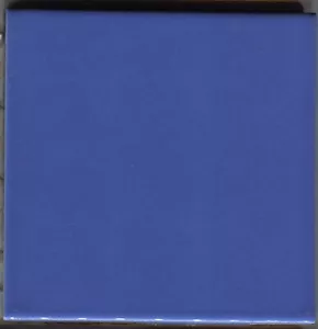 Blau glänzend Wandfliese 3 7/8" x 3 7/8" Mesh Bad Mosaik Keramik C#581 10 Quadratfuß - Bild 1 von 1