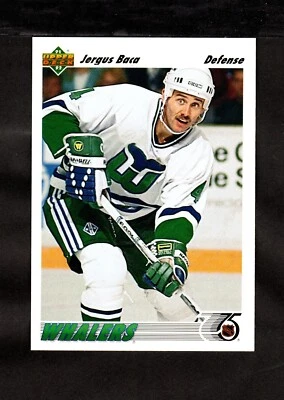 Hockey Card - Jergus Baca - Whalers - Upper Deck - 1991 - #425 - Image 1 of 2