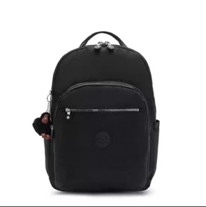Kipling Seoul Extra Large 17" Laptop Rucksack True Black XL - Bild 1 von 11