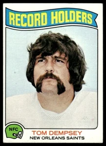 Topps Tom Dempsey New Orleans Saints 1975 #353 - Imagen 1 de 2