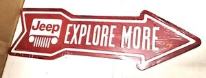 JEEP METAL SIGN 68.5X21CM 27X 8inch - Picture 1 of 2