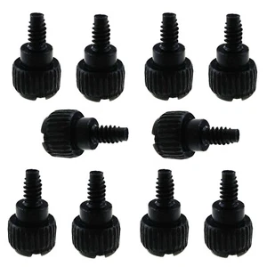 10 pièces vis à pouce PC 6 #-32 x 6 mm pour boîtier d'ordinateur ATX support PCI - Photo 1/6