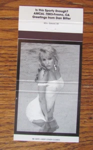 CUBIERTA DE MATCHBOOK MODELO VIVO NIÑA: FRESNO, CALIFORNIA VACÍA 2003 MATCHCOVER -B12 - Imagen 1 de 1