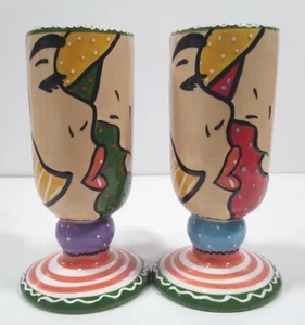 2x Taza pintada a mano Feliz Navidad querida con amor Joanne Delomba para Lotus - Imagen 1 de 6