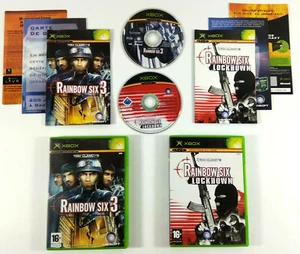 Lote De 2 Juegos Xbox VF Rainbow Six 3 Y Lockdown Y Supervisión - Picture 1 of 3