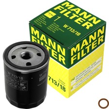 MANN FILTER oil filter with gasket for Opel Kadett E CC 1.6 D 1.7 Ascona c