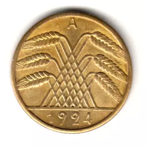 ALEMANIA 10 Rentenpfennig 1924 A - Berlin calidad S/C Weimar Republic - Imagen 1 de 2