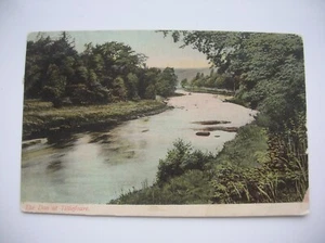 River Don postcard - at Tilliefoure. Near Kemnay, Inverurie, Aberdeen etc. 1908. - Picture 1 of 2