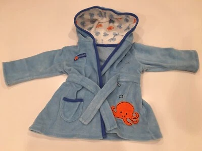 Bata de baño bebé Carter’s Octopus 0-9 meses (hasta 20,5 libras) Foto 1 de 2