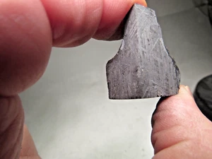 BEST DEAL! LOW PRICE! SENSATIONAL SAINT-AUBIN IRON METEORITE TRIPLE CUT! 39.1 GM - Picture 1 of 10