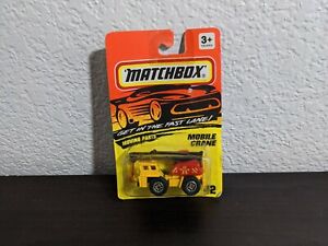 Matchbox Mobile Crane MB42 NEW in Package 1993 Yellow w/ Red Tampos 258