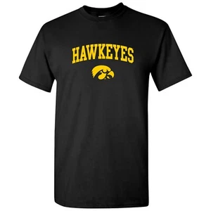 Iowa Hawkeyes Mascota Arco Logo - Camiseta Universitaria Manga Corta - Imagen 1 de 24