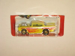 Hot Wheels '57 Chevy #9638 NEW yellow,red flames 1983,1984 Mattel - Picture 1 of 4