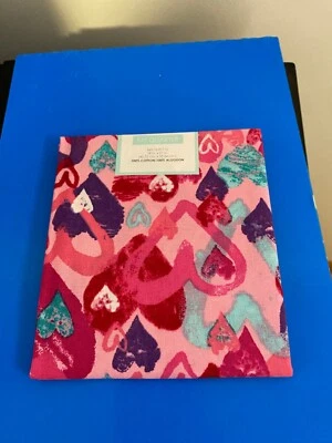 BRAND NEW CREATE IT 100% COTTON DUO HEARTS PRECUT SEWING AND CRAFT FABRIC 18X21 - Image 1 of 4