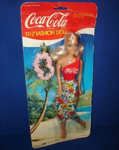 Muñeca clon de moda Coca-Cola #4020 Barbie Competitor 11,5" juguetes BBI 1986 sin usar - Imagen 1 de 9