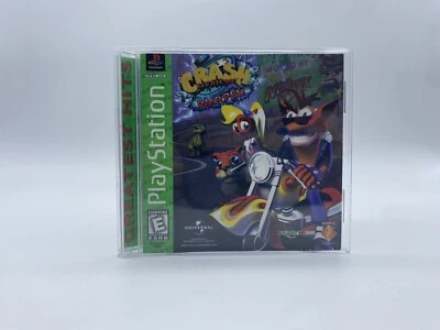 Crash Bandicoot Warped (Sony PlayStation 1 PS1) Holo Cover Complete CIB Tested - Image 1 of 3