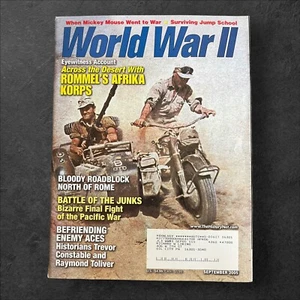 World War II Magazine September 2095 Rommel’s Afrika Korps Battle Of The Junks - Picture 1 of 10
