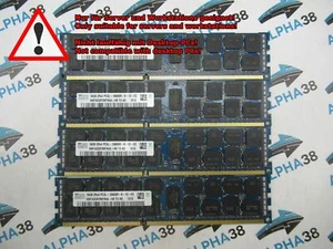 SKhynix 64 GB (4x 16 GB) DDR3-1333 PC3L-10600R HMT42GR7MFR4A-H9 T3 AF CL9 RAM - Picture 1 of 1