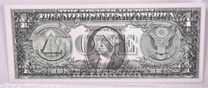 2006 $1 Federal Reserve Note Full Offset Printing Error Face To Back - PCGS AU58 - Picture 1 of 3