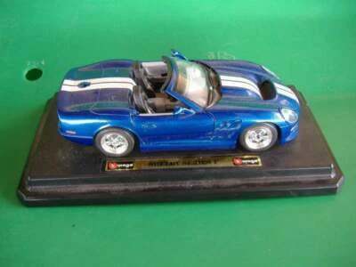 BBURAGO - SHELBY SERIES 1 BLU - SCALA 1/24 - VINTAGE - Immagine 1 di 4