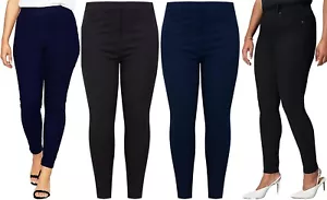 Damen Anziehjeans Jegging Stretch Denim Leggings 30" Bein Damen Übergröße - Bild 1 von 21
