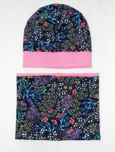 Beanie Jerseymütze Jerseyschal  2 Tlg Set  Streublümchen Handmade   - Bild 1 von 2