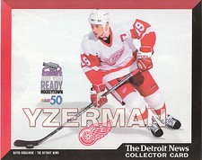 1998/1999 Detroit News & Free Press RED WINGS 8x10 Playoff Collector Card SET