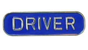 Vintage Style BR British Railways Train Loco Steam Diesel DRIVER Enamel Badge - Picture 1 of 2